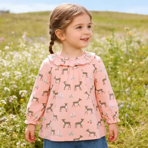 Cute Kids Girls Clothing Long Sleeve t Shirt Spring Autumn Toddler Girl Clothes Cotton Tops for Girls Children Clothes
