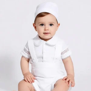 D9212B Boys’ Children’s Formal Wear Jumpsuit Baby Baptism Suit for the Baptism Ceremony