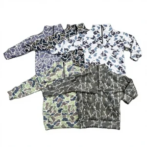 DH OEM HOT Selling Camo Western Cute Toddler Kids Pullover Hoodies for Boys Waterproof & Eco Friendly