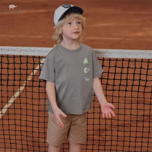 DK2261204 Children Boys Fashion Top Summer Baby Casual Short Sleeve T shirt