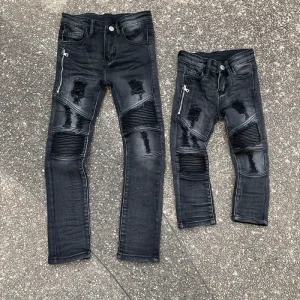 Denim Manufactured Kids Big Boys Customize Children Boutique Clothing Denim Jeans