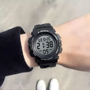 Digital Sports Waterproof Outdoor Kids Watches Alarm Clock 12/24 H Stopwatch Calendar 3-15 Year Old Boys Girls Wristwatch