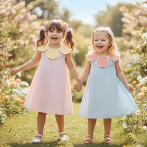 Direct Factory Girls Summer Dress Frock Comfortable Fit Kids Baby Skirts Skin Friendly Children Casual Dresses