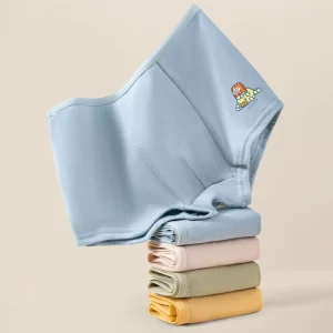 Disposable Comfortable Children 100% Cotton Knitted Practice Replacement Boxer Shorts Breathable Daily Underwear Boy&Girl Travel
