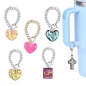 Diy Cup Ornament Silicon Atanlet Cup Accessories Decorations for Tumbler Cup Decorate Your Own Water Bottle Kids