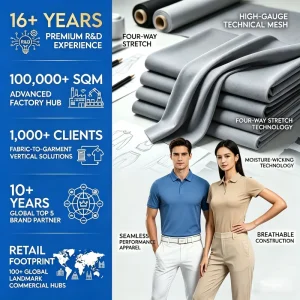 Double Sided Ultra Fine 40G Nylon 62%38 Spandex Breathable Stretch Polo Shirts Fabric from China Premium Factory Fabric