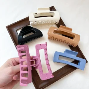 Durable Soft Crystal Shark Clip Hairpin Anti Collision Drop Resistant Back Head Chuck for Kids Party Cross Border Access
