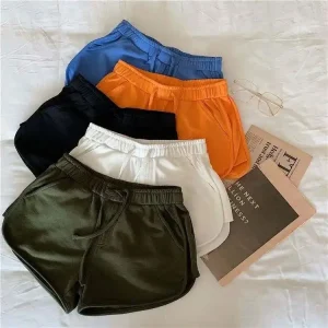 Elastic Drawstring Loose Girls Shorts Pants Casual Sport Yoga Running Women’s Short