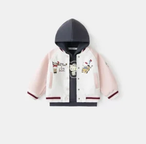 Embroidery Logo Boys Lightweight Windproof Jacket