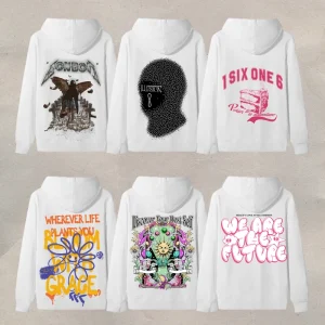 Essentials Full Cotton Hoodie Sweatshirt Oversize 300gsm Blank Personalized Custom logo Print for Boys and Girls