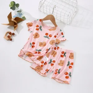 Factory Customized Infant Organic Breathable Plus Size 100% Cotton Baby Girls Underwear Two Pieces