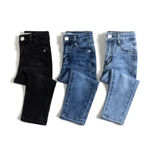 Factory Direct Boys Jeans Trousers for 2 to 10 Years Kid Boys Distressed Denim Straight Pant
