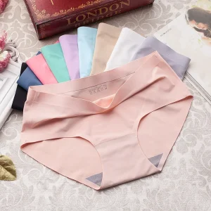 Factory Direct Girls Panties Midriff Solid Color One Piece Comfortable and Breathable Cotton for Women Triangle