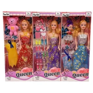 Factory Direct Sales Fashion Princess Doll Kids Dress up Toy Complete Accessories Children Birthday Gift for Little Girls