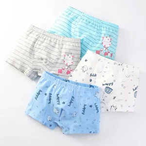 Factory Direct Sales Lot Child Cartoon Print Panties Soft Cotton Underwear for Baby Boy