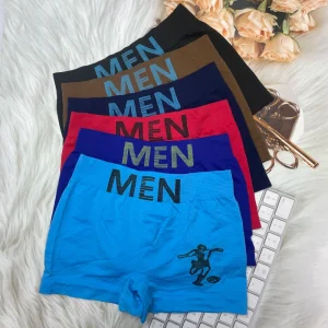 Factory Direct Seamless Breathable Men Boxer Briefs 10-14 Ages Mature Underwear Kids Shorts Waist Logo Polyester Spandex