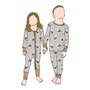 Factory Directly Sale Unisex Bamboo Romper Kids Jumpsuit Pajamas for Toddler Children