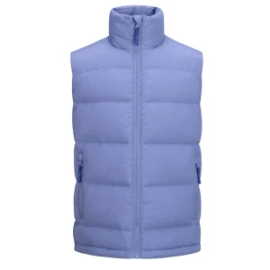 Factory High Quality New Children Padding Down Jackets Stand Collar Vests Girls Coat