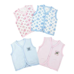 Factory Sell Cartoon Pattern Vest for Baby 100% Cotton Cute Summer Baby Boy Vest