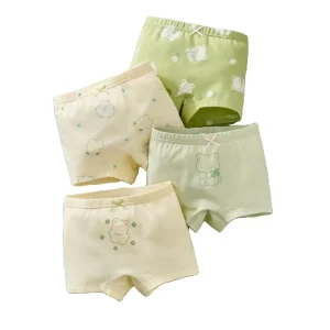 Factory Supply Multicolor Girls Underwear Kids Panties Cute Girls Children Breathable Underwear