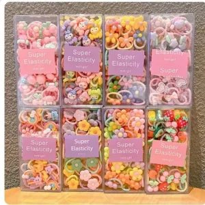 Factory Sweet Style Exquisite Elastic Rubber Band for Kids Hair Accessories