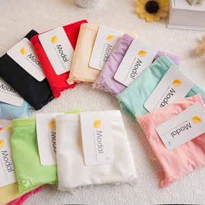 Factory Underwear for Girl Soft and Comfortable Polyester Mix Lace Band Women Lace Panties