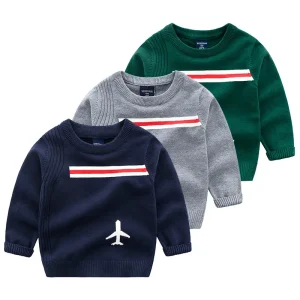 Fashion Boys Kids Cardigan Knit Sweaters Children Knitwear for 3 8T Boys