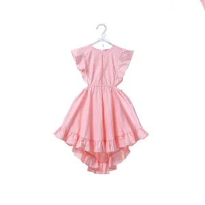 Fashion Crochet Fabrics Children Girls Pearl Dresses Kids Boutique Puffy Clothing Sets for 5 8 12 Year Old