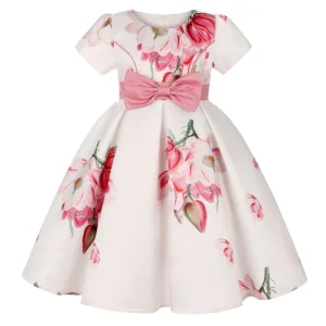 Fashion Flower Girl Dress Party Birthday Wedding Princess Baby Girls Clothes Children Kids Girl Dresses