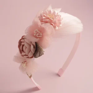 Fashion Girls Princess Hairband Flower Pearl Hair Band Headband for Kids Hair Accessories
