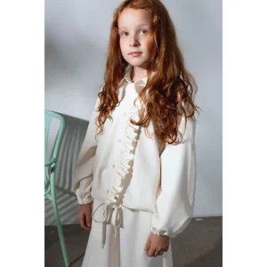 Fashion Kids Clothes Cute Party Outfit Ruffle Top and Long Dress Set Boutique Girls Set