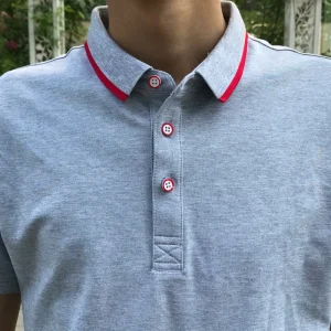 Fashion New Solid Blank 260g 100% Cotton Breathable Summer Polo Shirts Short Sleeve Boy Sport Men’s T shirt