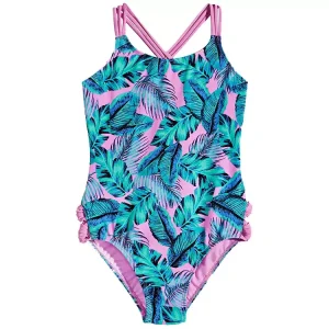 Fashion OEM Recycled Fabric One piece Girl Bikini Kids Girls Swimwear Children Swimwear