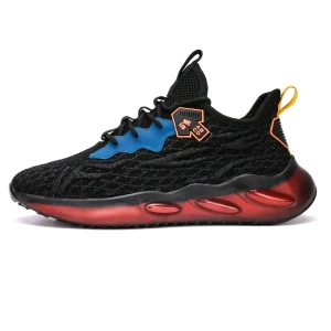 Fashion Sneakers Boy Fly Weave Upper Sport Shoes Mens Casual Walking Style Shoes