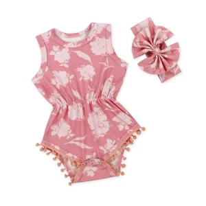 Fashion Summer Girls’ Clothing Sets Baby Printing Clothes Two Piece Skirts Kids Casual Sleeveless Sling Cloths