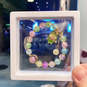 Fine Jewelry Beading Cute Cartoon Pendant Bracelets Bangles for Student Children Party Favor Promotion Birthday Gift