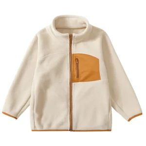 Formal Eco friendly Kids’ Reversible Fleece Jacket for Boys and Girls Parent child Style Fleece Top for Autumn