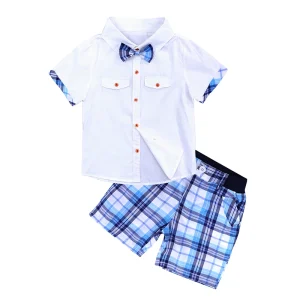 Gentleman 2 pcs Toddler Boy Boutique Child Boy Kids Clothing Set
