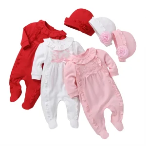Girl Baby Clothes Baby Apparel Kid Wear Set One Piece Jumpsuit Kids Clothing Newborn Baby