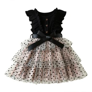 Girl Baby Clothes Princess Lace Dress Child Birthday Party Toddler Kid Dresses