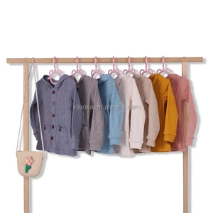 Girl Button up Casual Cardigans Fall Fashion Soft Material Kids Sweater Pullover