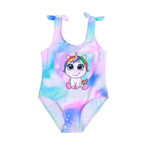Girls Bathing Suit One Piece Ruffle Swimsuit Girls Swimwear Print Girls Swimwear Bathing Suit Swimsuit One Piece Cute