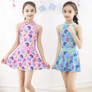 Girls Bikini Bathing Suit Beach Cute Cartoon Pattern Swimwear Swimsuit Kids