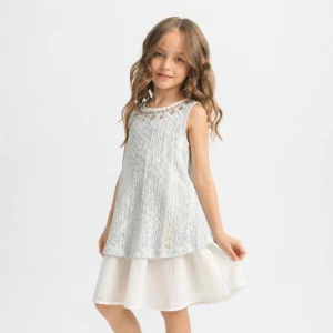 Girls Bohemian Princess Summer New ODM Children Baby Girl Thin Sleeveless Softened Cotton Blends Ankle-Length Dress