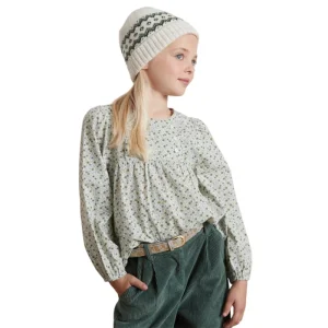 Girls Casual Cotton Blend Long Shirt & Skirt Set for 1 7 Years Cartoon Print OEM
