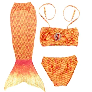 Girls Children Princess Bikini Swimwear 100% Polyester