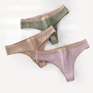 Girls Cotton Underwear Women Thong Panties
