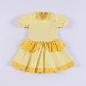 Girls Dress Custom Logo Summer Girls Clothes Girls’ Fashion Princess Dress