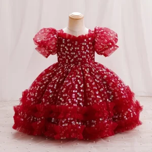 Girls’ Dress New Girls’ Dress High End Women’s Treasure Performance Dress