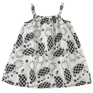 Girls’ Dress Summer New Style Children’s Princess Dress Baby Korean Version Sleeveless Dress Cartoon Pattern